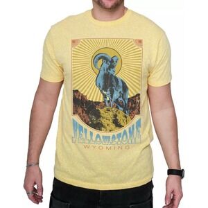 Kid Dangerous Men's Yellowstone Ram Short-Sleeve Tee Mens Size Large 100% COTTON